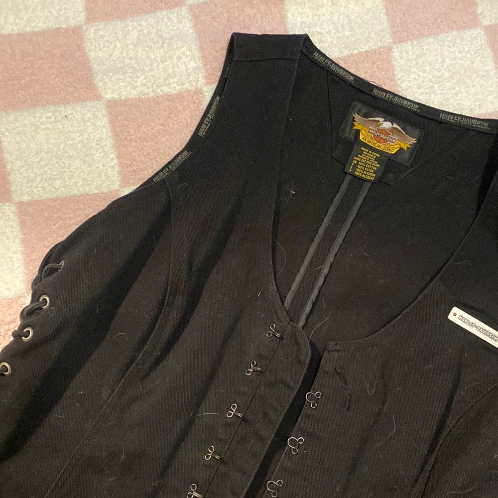 Vintage Harley Davidson Vest/corset